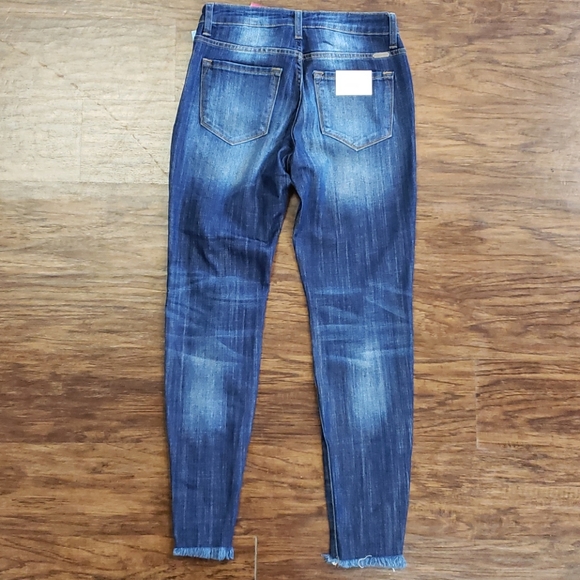 Mid-Rise Distressed Denim - Picture 7 of 9